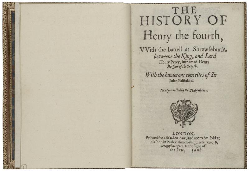 Henry IV Part 1, fourth edition | Shakespeare Documented